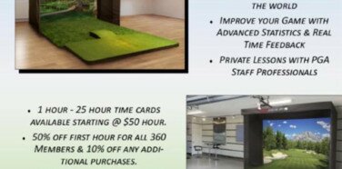 New at 360 Fitness: Attack the Pin Golf Simulator